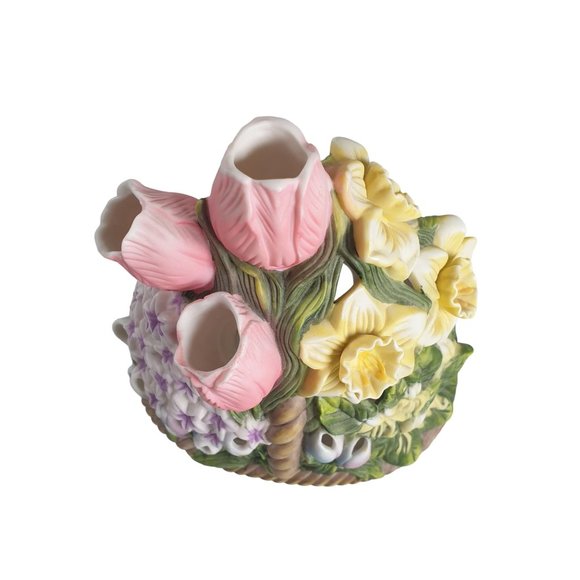 PartyLite Tea Light Candle Floral Easter Spring Display Collection Flowers - Picture 4 of 8